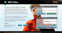 Desktop Screenshot of mist-online.com