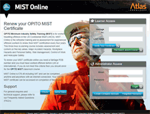 Tablet Screenshot of mist-online.com